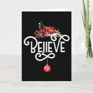 Christmas North Pole Polar Express All Abroad Xmas Card