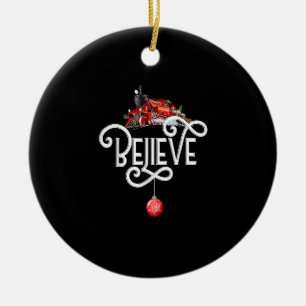 Christmas North Pole Polar Express All Abroad Xmas Ceramic Tree Decoration