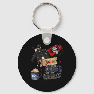Christmas North Pole Polar Express All Abroad Xmas Key Ring