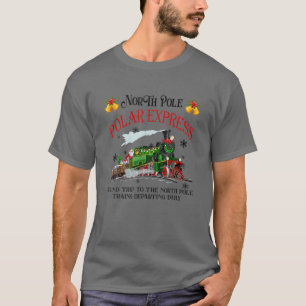 Christmas North Pole Polar Express All Abroad Xmas T-Shirt