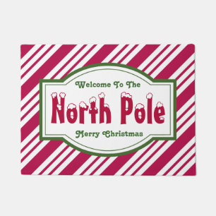 Christmas North Pole Welcome Doormat Rug