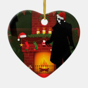 christmas nosferatu ceramic tree decoration