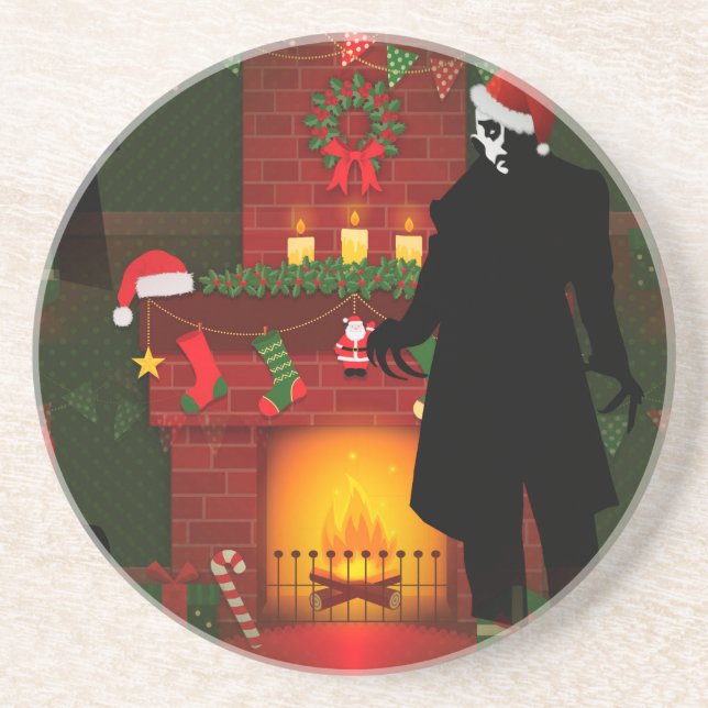 christmas nosferatu coaster (Front)