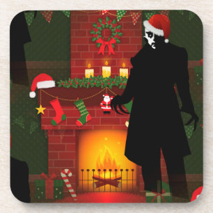christmas nosferatu coaster