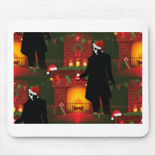 christmas nosferatu mouse mat