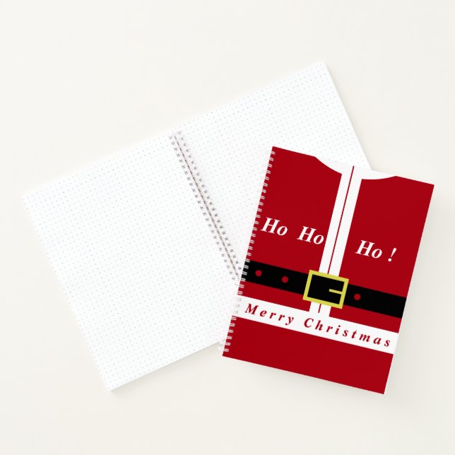 Christmas Notebook Gift Santa Claus - Fun (Inside)