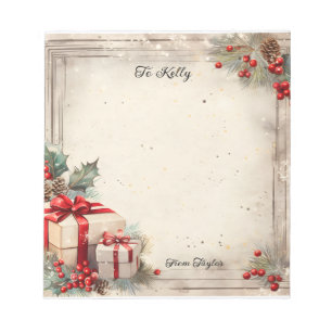 Christmas  notepad