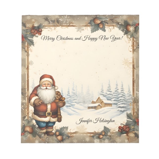 Christmas  notepad (Front)