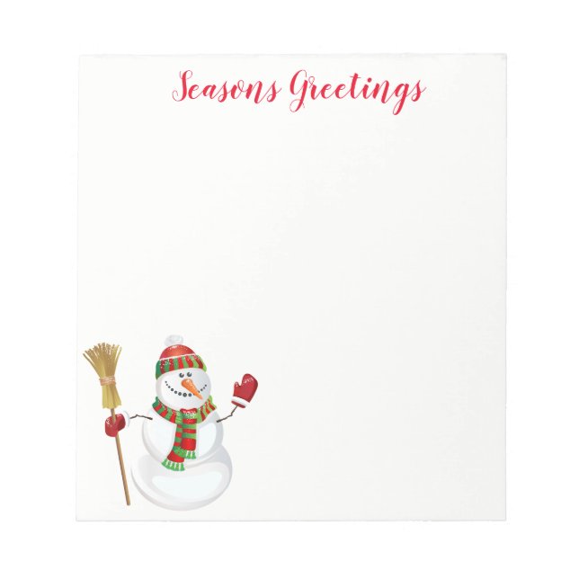 Christmas Notepad (Front)