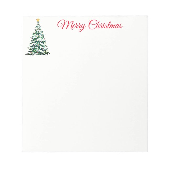 Christmas Notepad (Front)