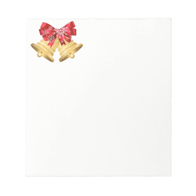 Christmas Notepad-Bells Notepad (Front)