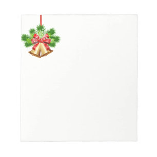 Christmas Notepad-Bells Notepad