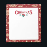 Christmas notepad paper<br><div class="desc">Christmas notepad</div>