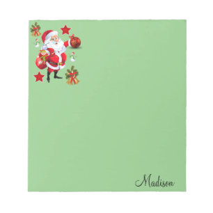 Christmas Notepad Santa