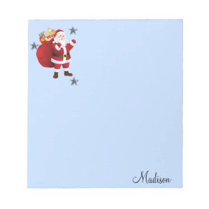 Christmas Notepad Santa