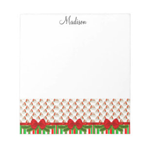 Christmas Notepad Santa