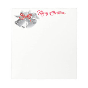 Christmas Notepad-Silver Bells Notepad