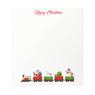 Christmas Notepad-Train Notepad