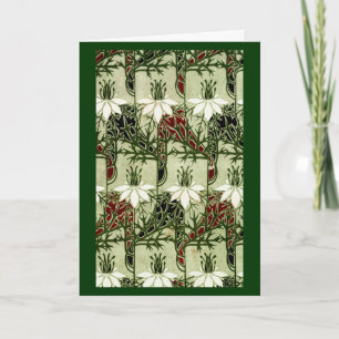 Christmas Nouveau Holiday Card