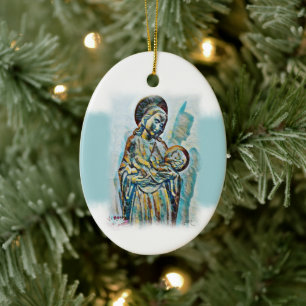 Christmas Novena Ceramic Tree Decoration