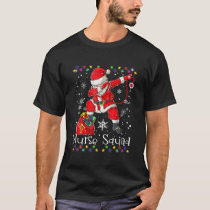 Christmas Nurse Crew Squad Xmas Nursing Pyjamas T-Shirt