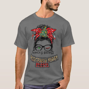Christmas Nurse Emergency Room Nurse I love Being T-Shirt