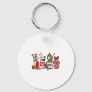 Christmas Nurse Funny Peppermint Mocha Propofol Er Key Ring