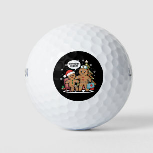 Christmas Nurse Gingerbread Man Did You Try Icing Golf Balls