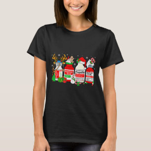 Christmas Nurse Peppermint Mocha Profol Er Ed Icu  T-Shirt