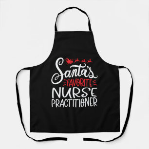 Christmas nurse practitioner, nurse np apron