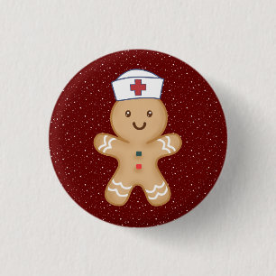 Christmas Nurse Practitioner Paediatrics Student 3 Cm Round Badge