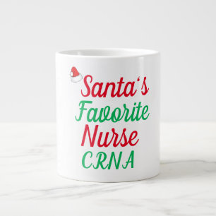 Christmas Nurse Santa’s Appreciation Present Large Coffee Mug