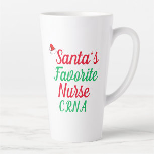 Christmas Nurse Santa’s Appreciation Present Latte Mug