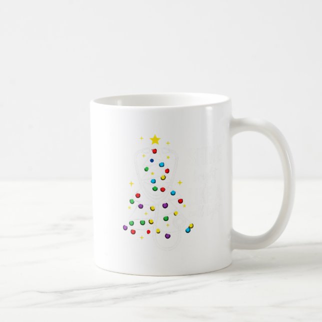 Christmas Nurse Shine Bright Like A Call Light Xma Coffee Mug (Right)