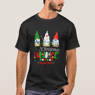 Christmas Nurse Squad Funny Christmas Gnome T-Shirt