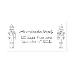 Christmas Nutcracker Address Self-inking Stamp