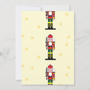 Christmas nutcracker advice card