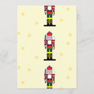 Christmas nutcracker advice card