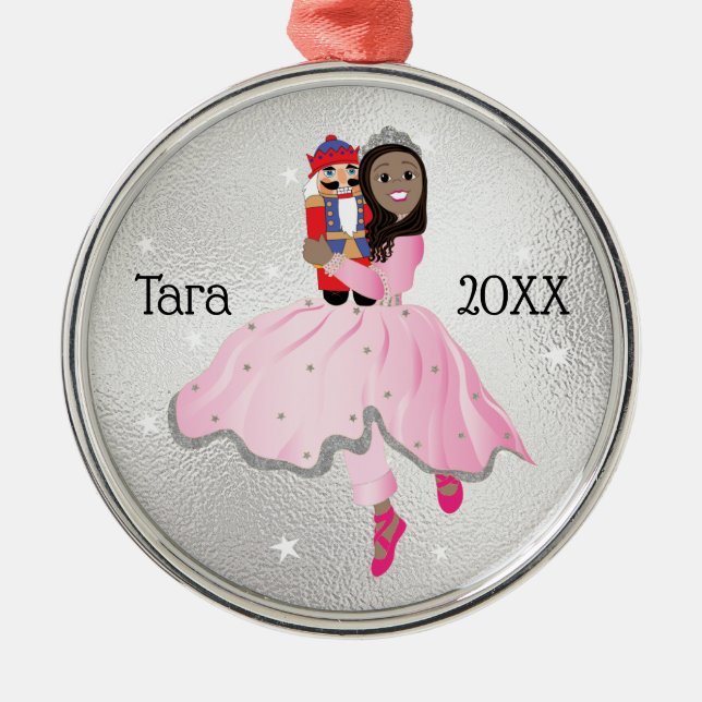 Christmas Nutcracker Ballerina Ornament (Front)