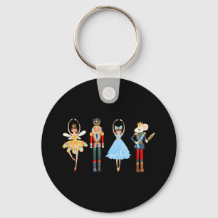 Christmas Nutcracker Ballet Cute Xmas Gifts for Wo Key Ring
