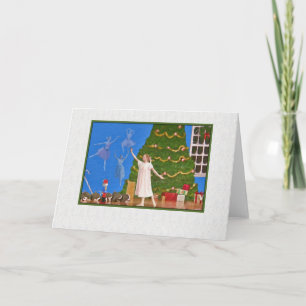 Christmas, Nutcracker Ballet Holiday Card