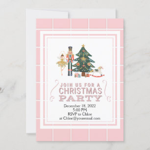 Christmas Nutcracker Ballet Party Invitation