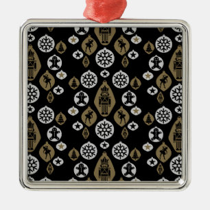 Christmas Nutcracker Baubles Metal Tree Decoration