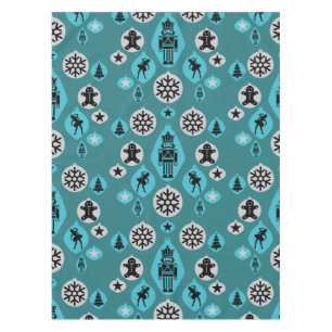 Christmas Nutcracker Baubles Tablecloth