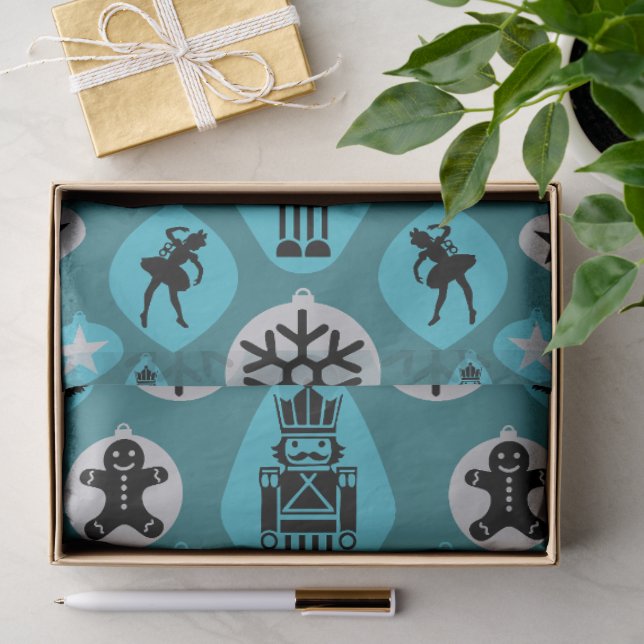 Christmas Nutcracker Baubles Tissue Paper (Gift)