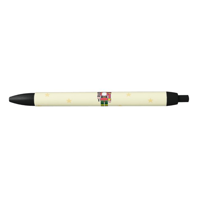 Christmas nutcracker black ink pen (Front)