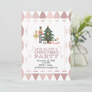 Christmas Nutcracker Custom Party Invitation