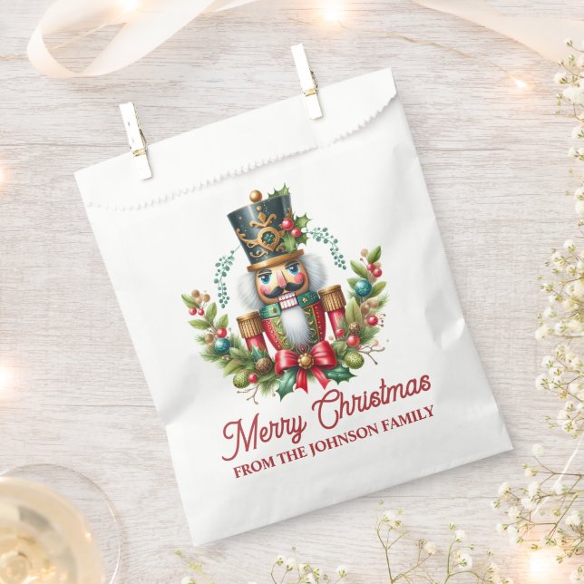 Christmas Nutcracker Favour Bags (Clipped)