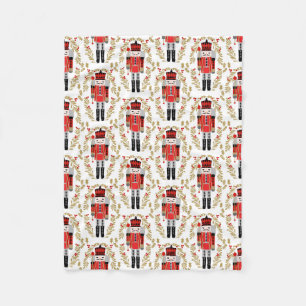 Christmas Nutcracker Fleece Blanket