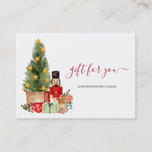 Christmas Nutcracker Holiday Gift Certificate